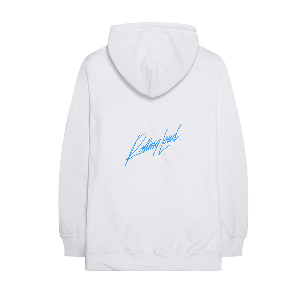 Kid Laroi x Rolling Loud Stream White Hoodie