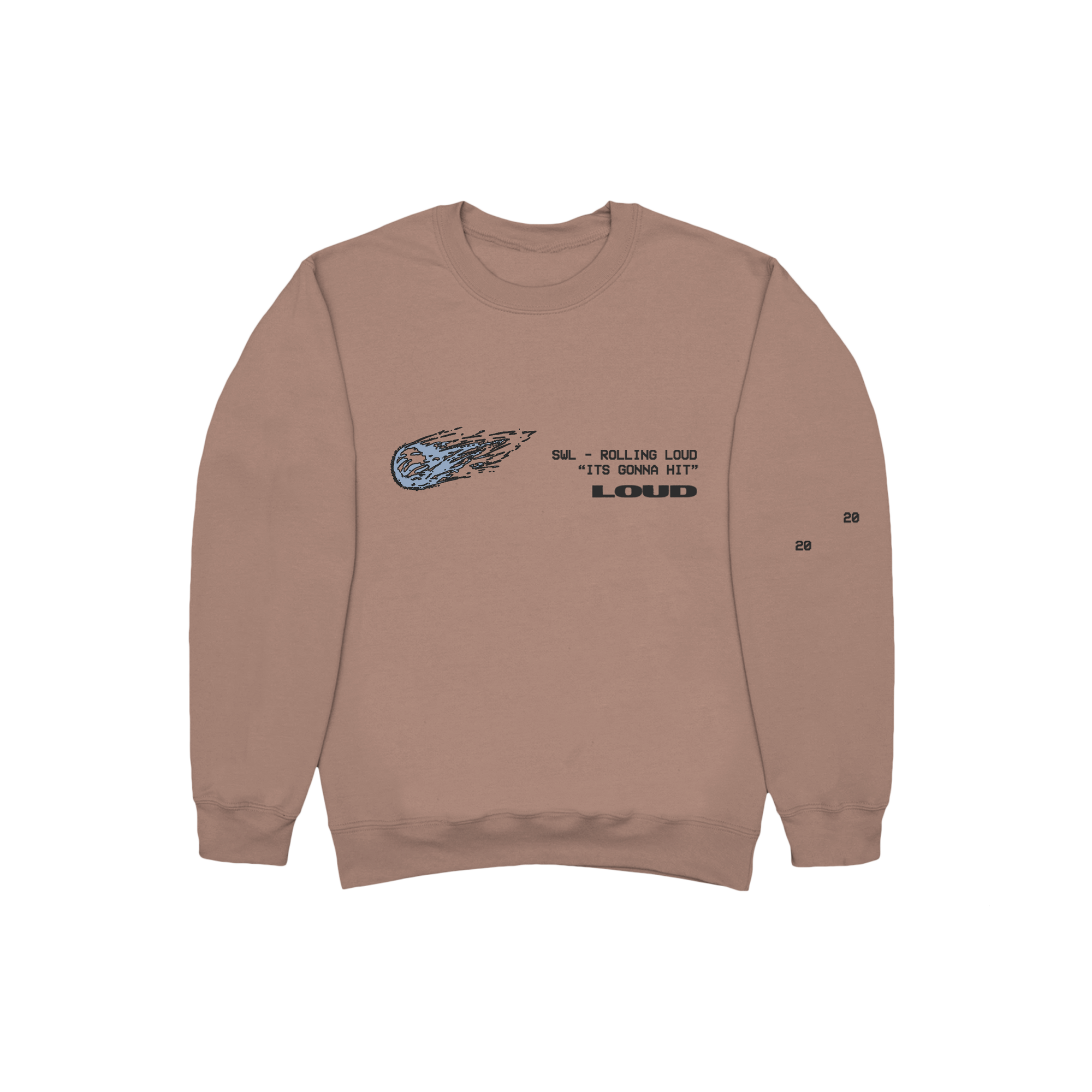 Swae Lee x Rolling Loud Tan Sweatshirt | Rolling Loud