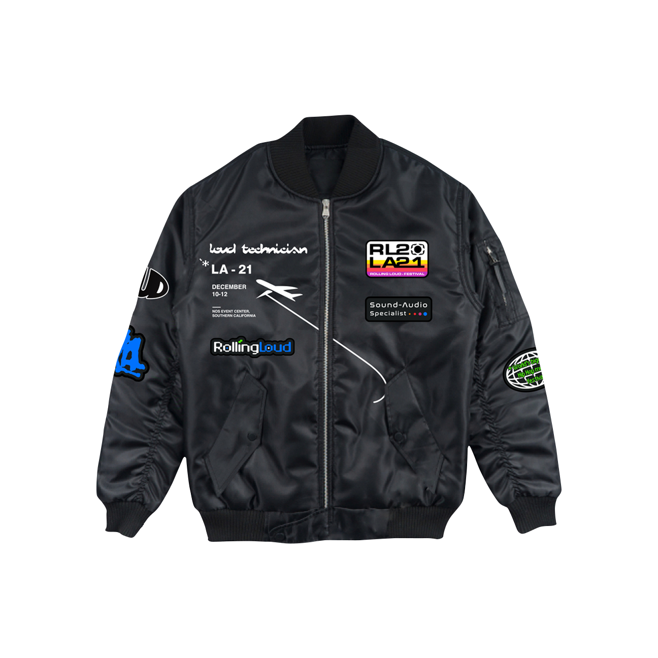 Loudtech Bomber Jacket LA 2021 Coaches Jacket