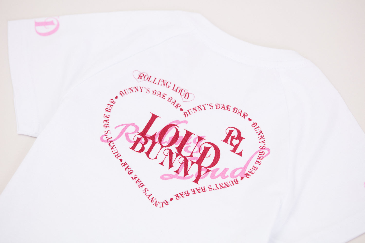 Bunny Bae Bar White Tee