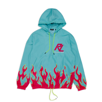 RL Moto Flames Windbreaker Jacket