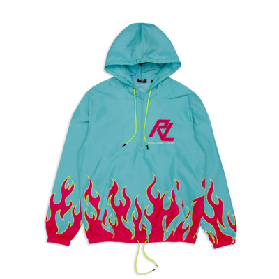 RL Moto Flames Windbreaker Jacket