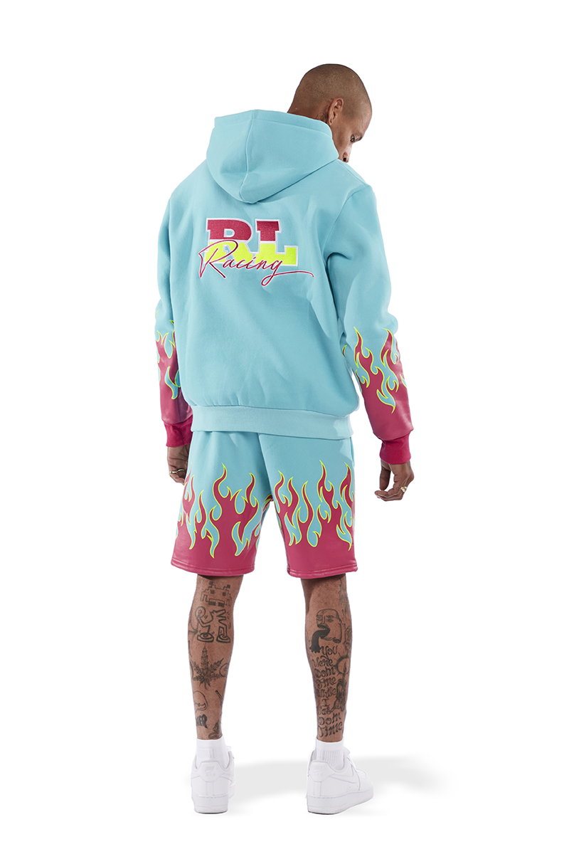 RL Moto Flames French Terry Hoodie