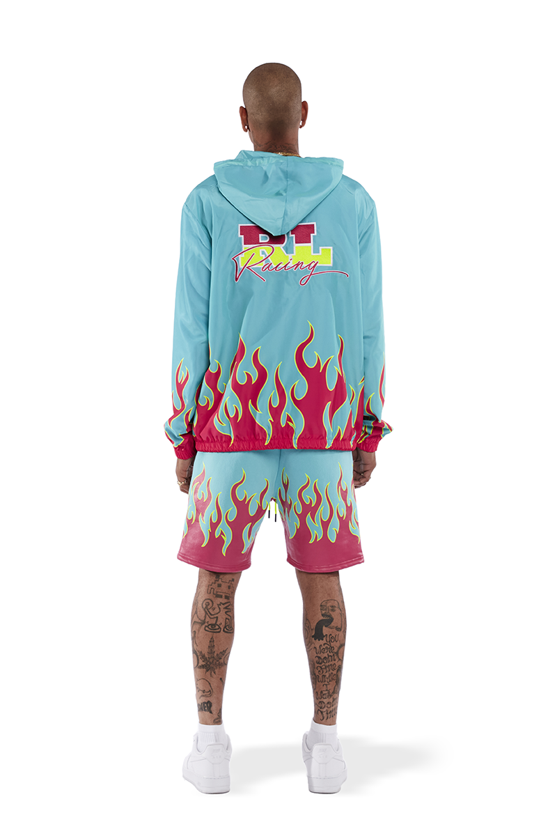RL Moto Flames Windbreaker Jacket