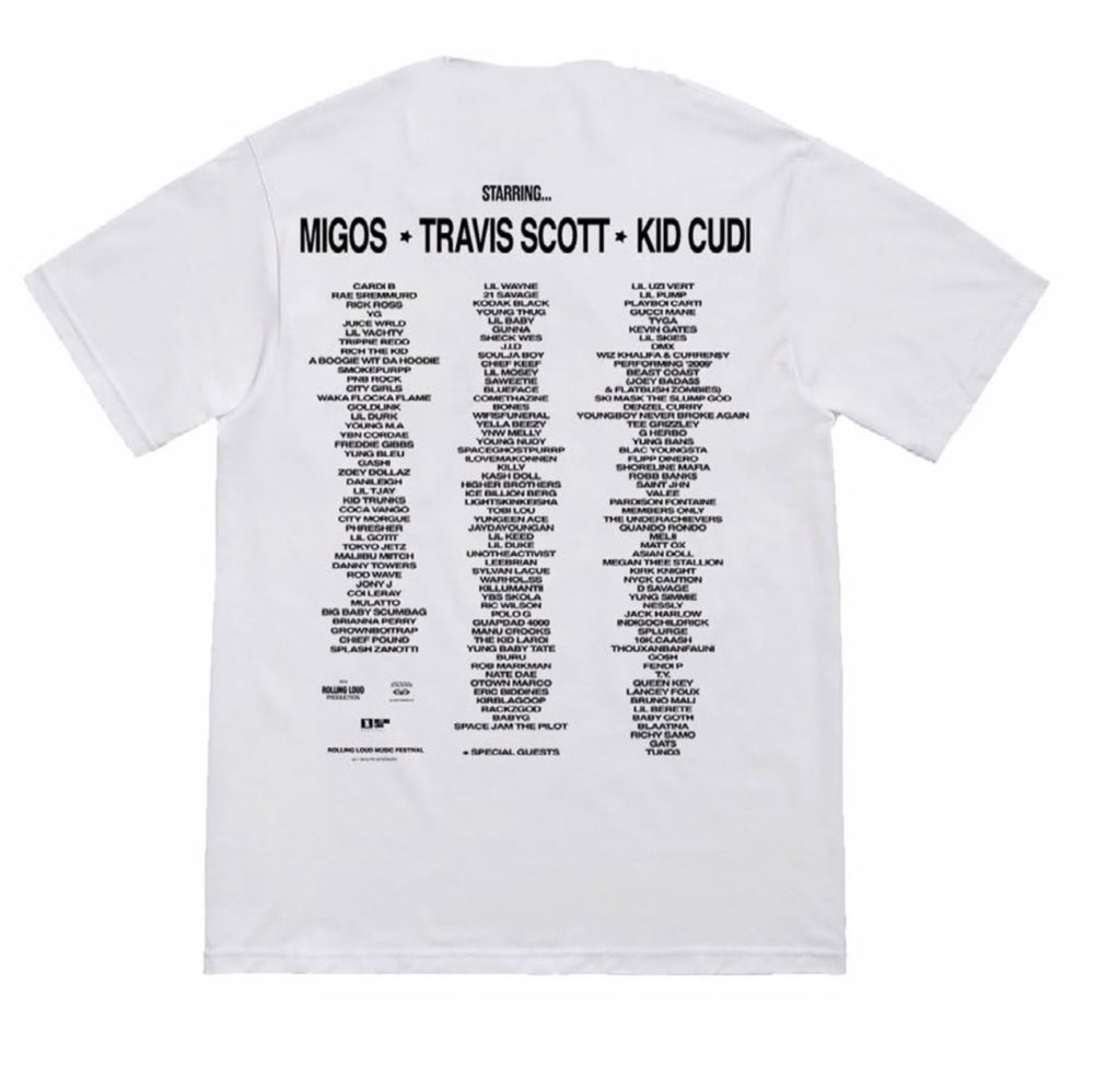 Miami Movie SS Tee White