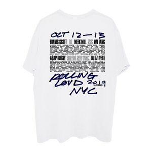 NY19 Blue State White SS Tee