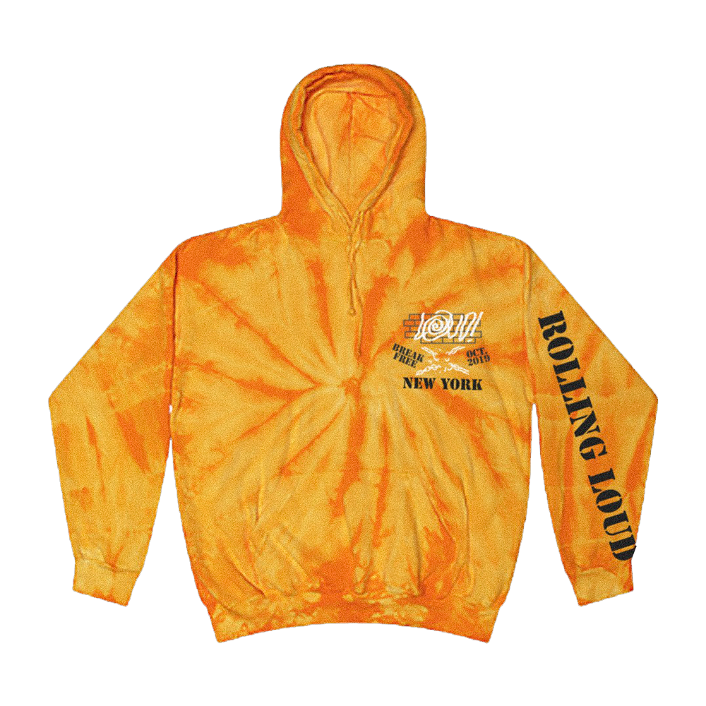 NY19 Break Free Tie Dye Hoodie