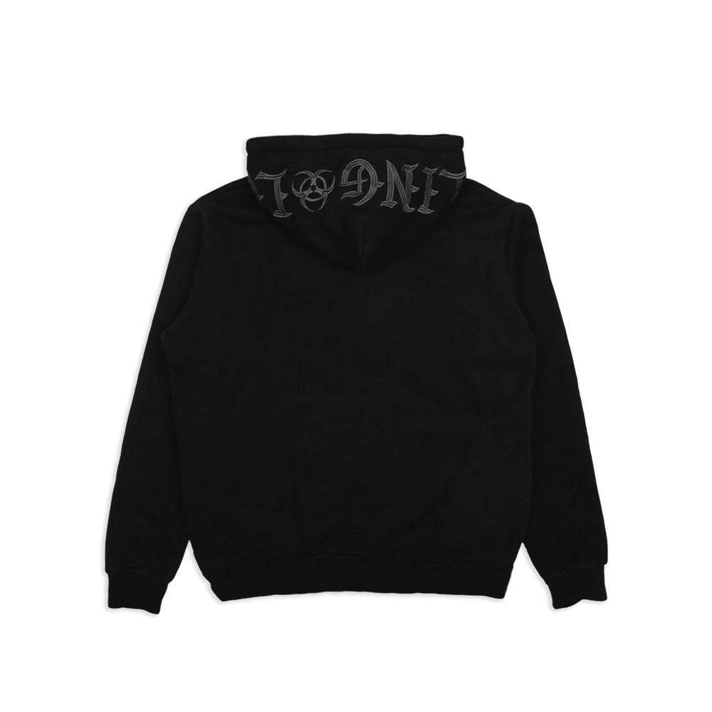 OE Heavyweight Embroidered Black Hoodie