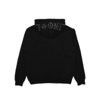 OE Heavyweight Embroidered Black Hoodie