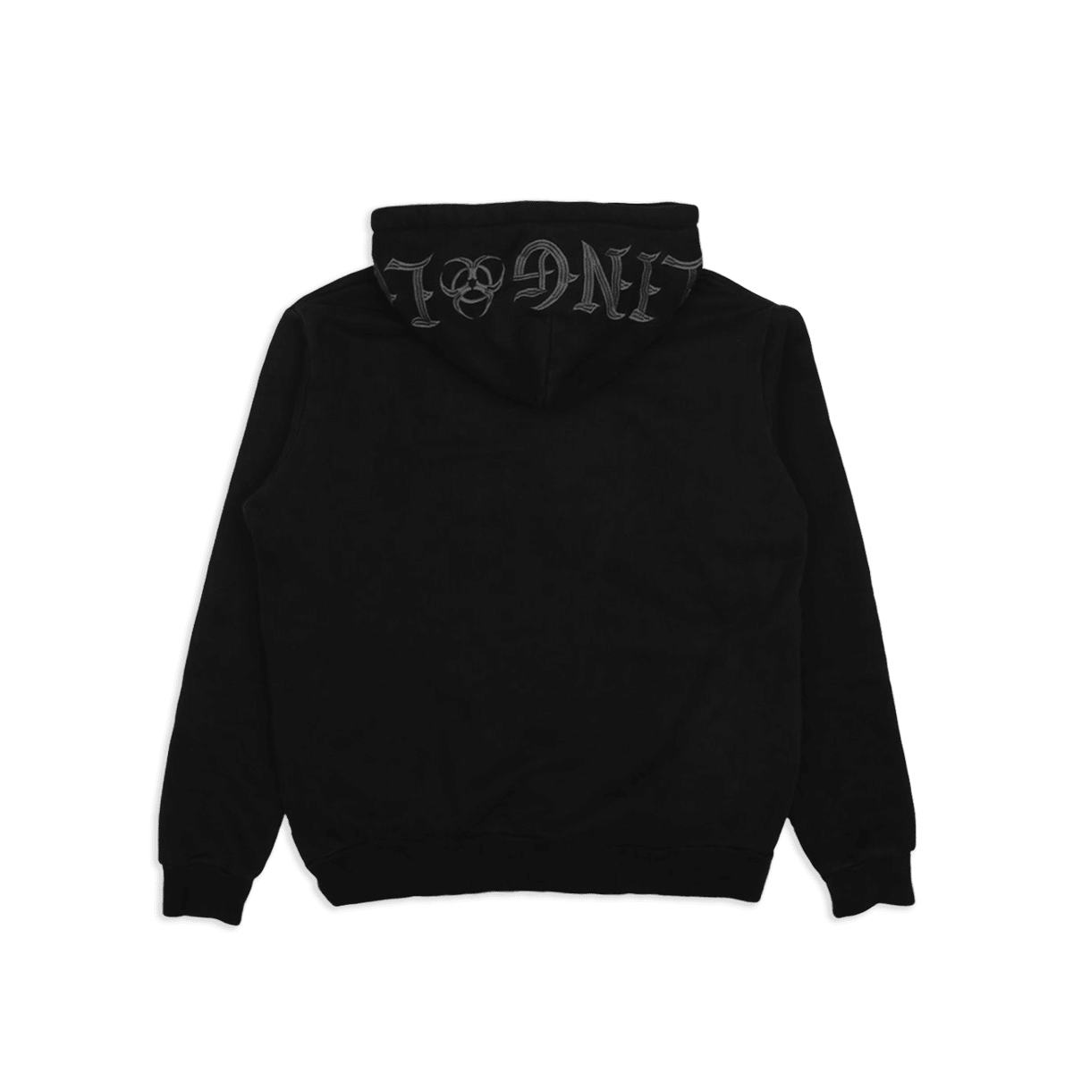 OE Heavyweight Embroidered Black Hoodie