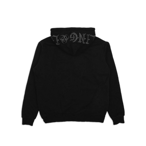 OE Heavyweight Embroidered Black Hoodie