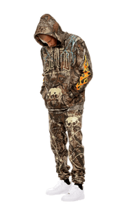 RL Open The Pit Green Hunter Camo Hoodie