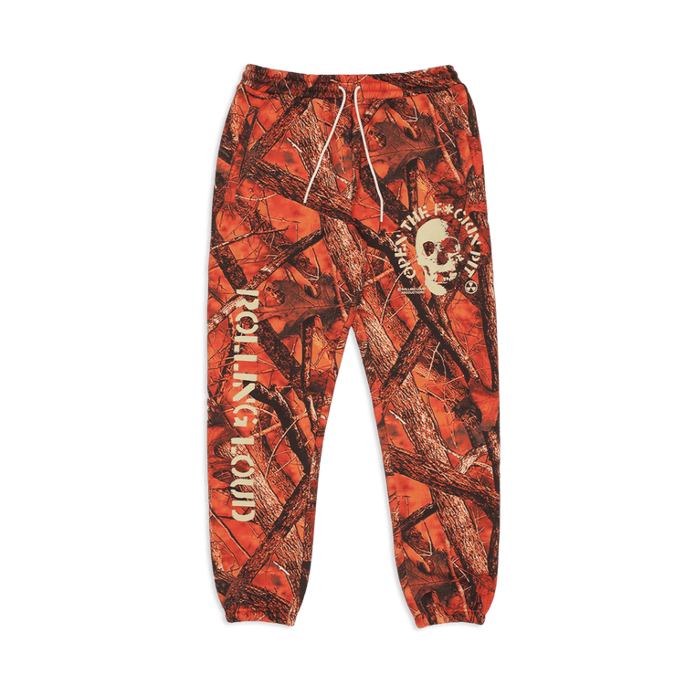 Open The Pit OG Orange Camo Sweatpants