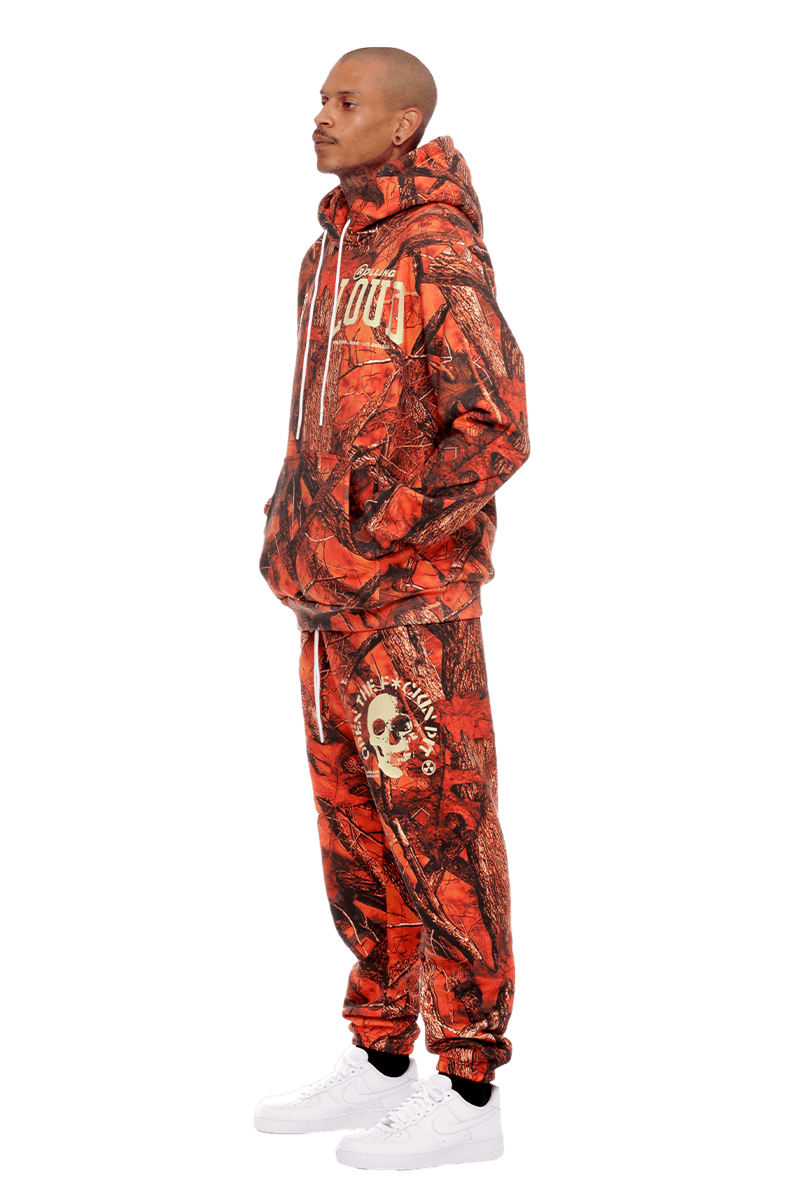 Open The Pit OG Orange Camo Sweatpants