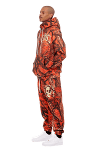 Open The Pit OG Orange Camo Sweatpants