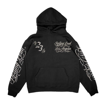 RhineStone Hooded Sweatshirt Cali 23