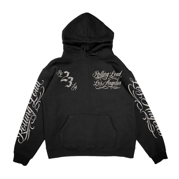 RhineStone Hooded Sweatshirt Cali 23