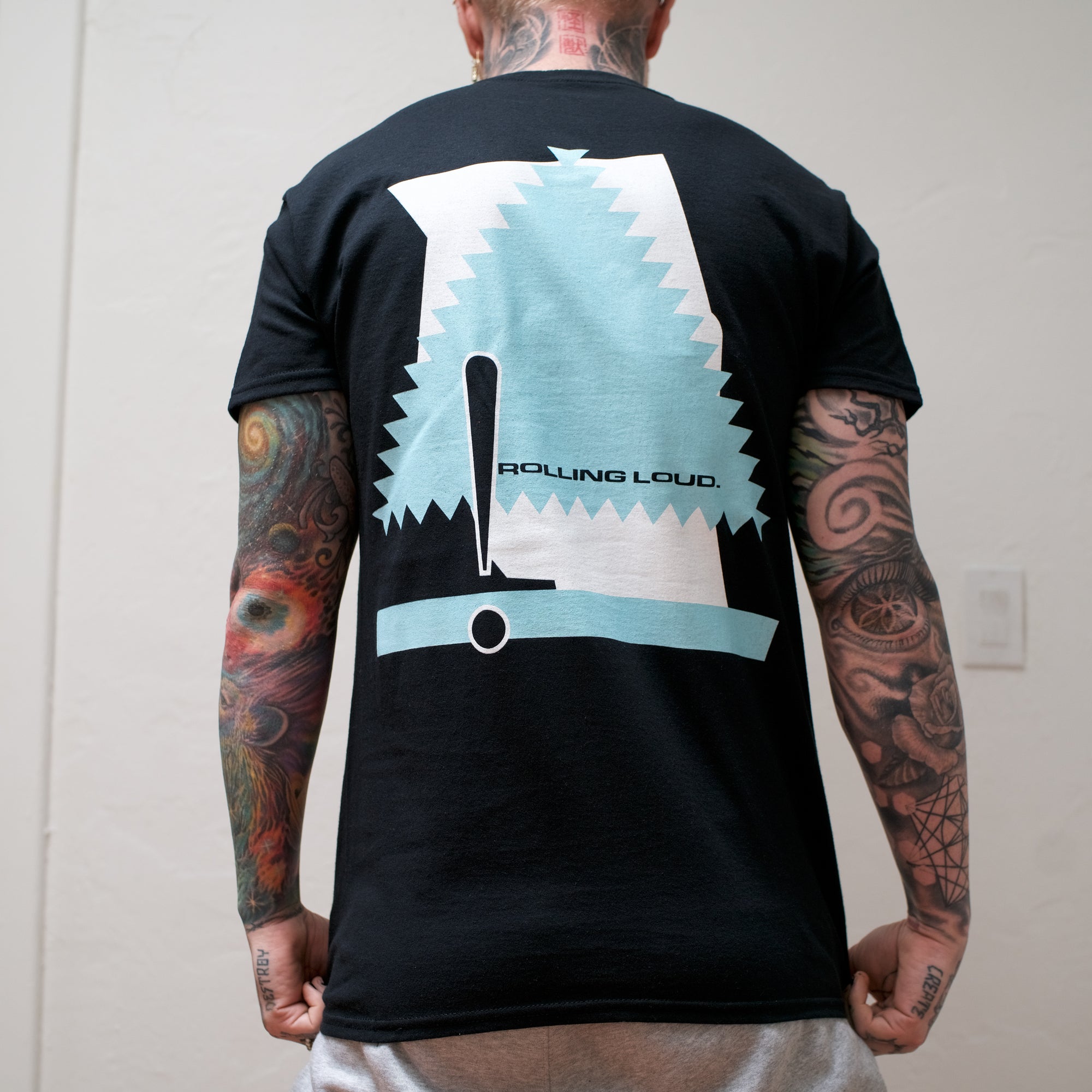 Rolling Loud Miami Rick Blue+White Tee