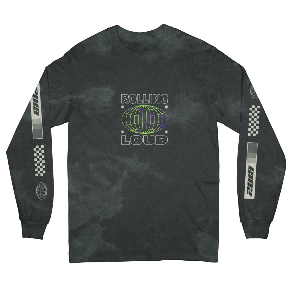 Palm Racing Black Long Sleeve Tee