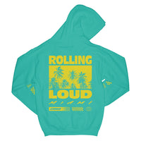 Palm Racing Pigment Dye Hoodie