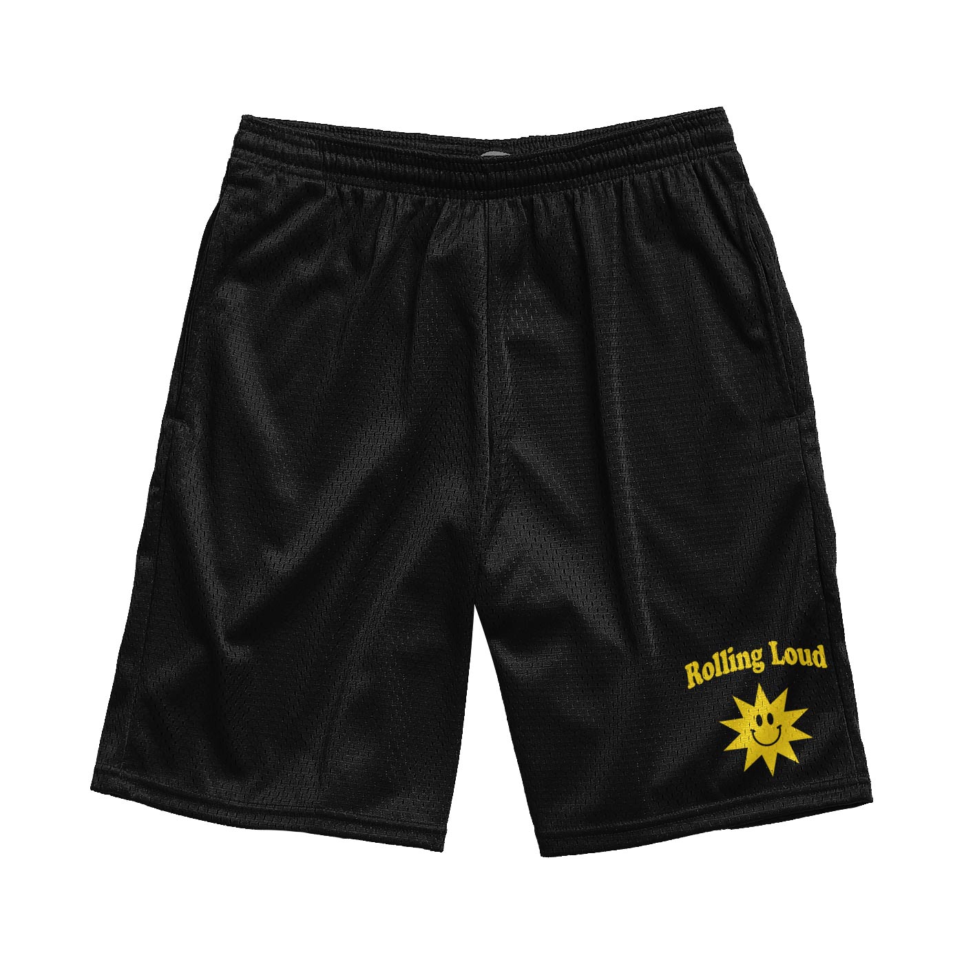 Summer Sun Black/Gold Shorts