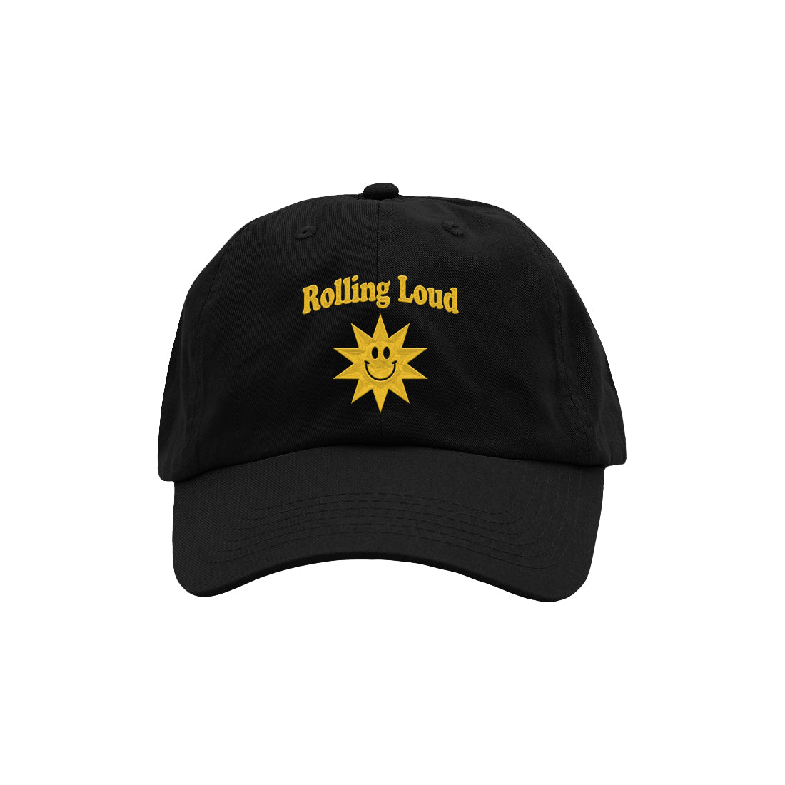 Summer Sun Dad Hat Black/Gold