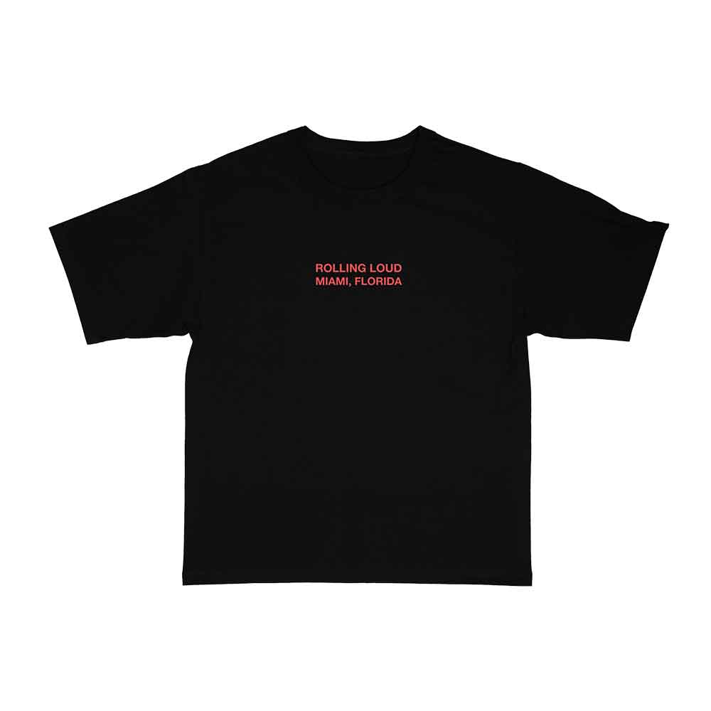 RL Exclusive Miami 2022 Line Up T Shirt Black