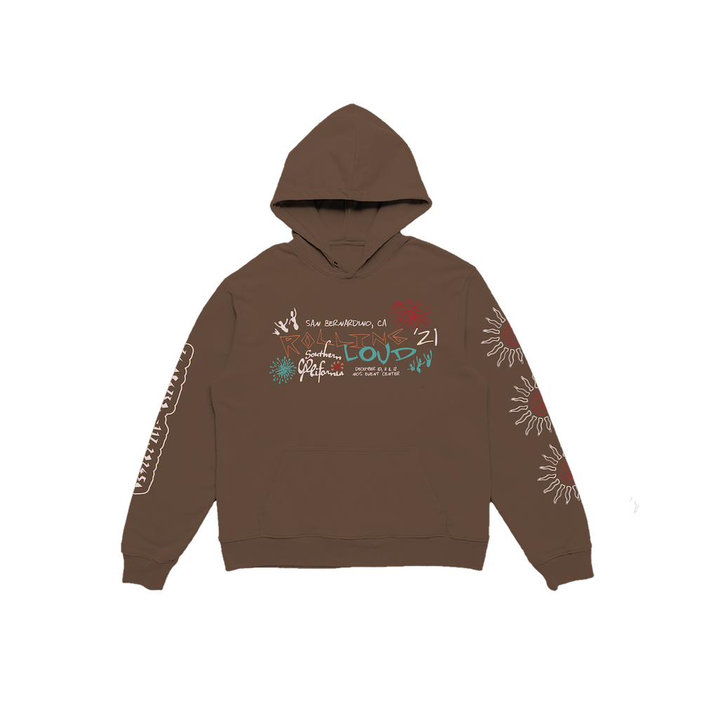 RL Goes West Tho Custom Brown Hoodie - Cali 2021