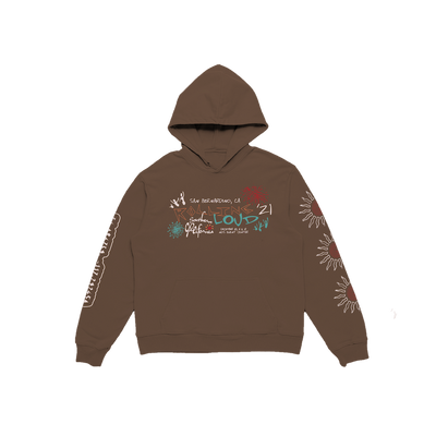 RL Goes West Tho Custom Brown Hoodie - Cali 2021