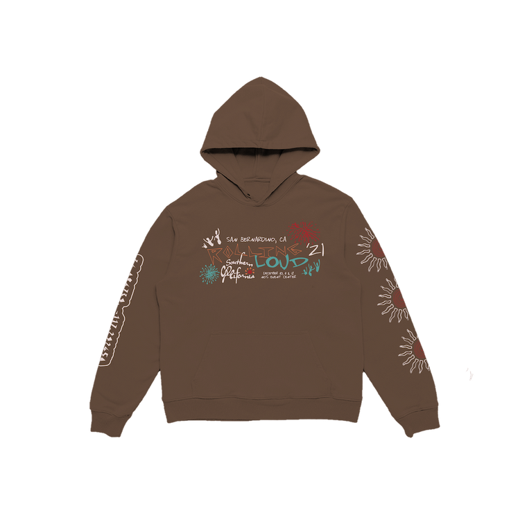 RL Goes West Tho Custom Brown Hoodie - Cali 2021