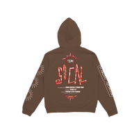 RL Goes West Tho Custom Brown Hoodie - Cali 2021