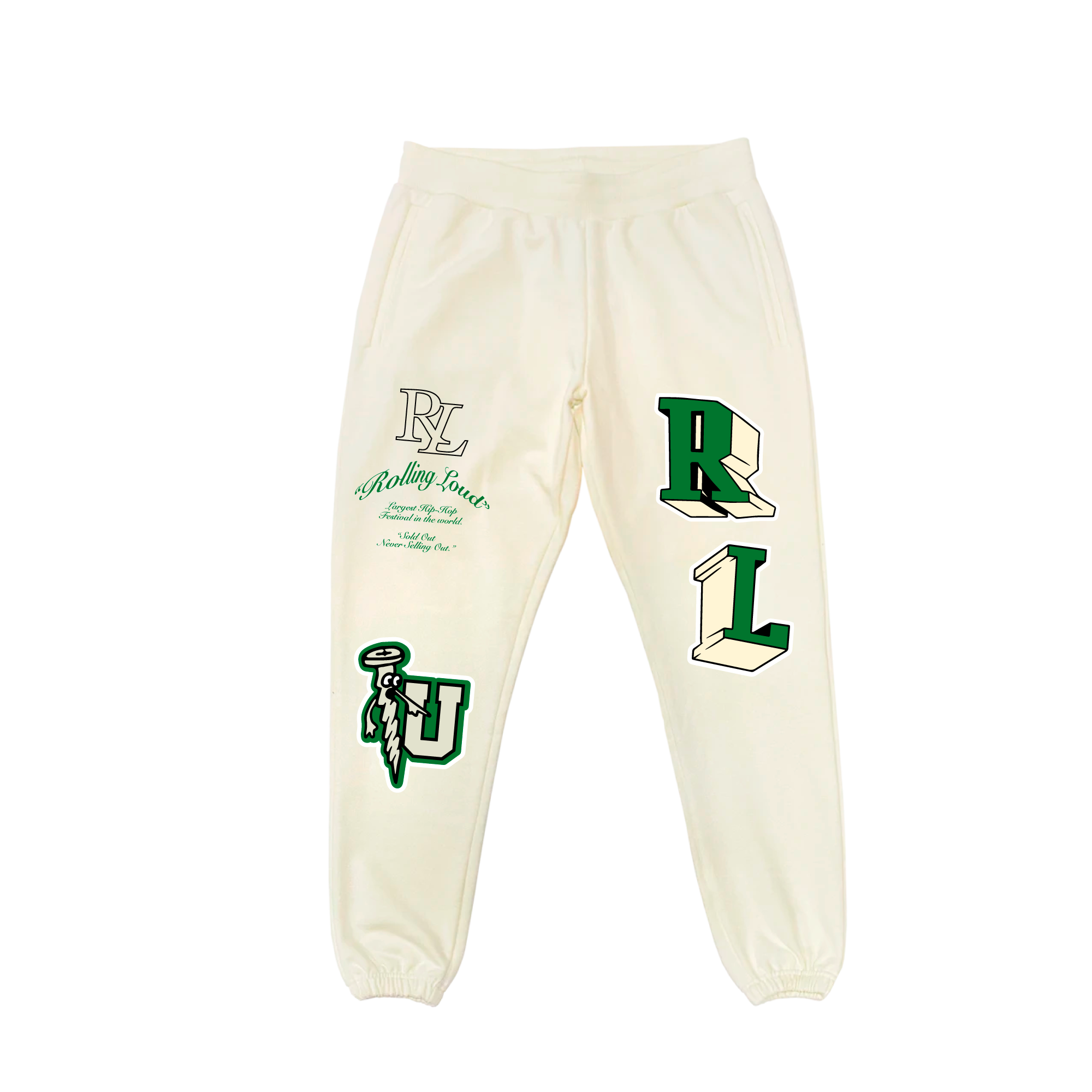 Hollywood Embroidered Sweatpants CALI 2021