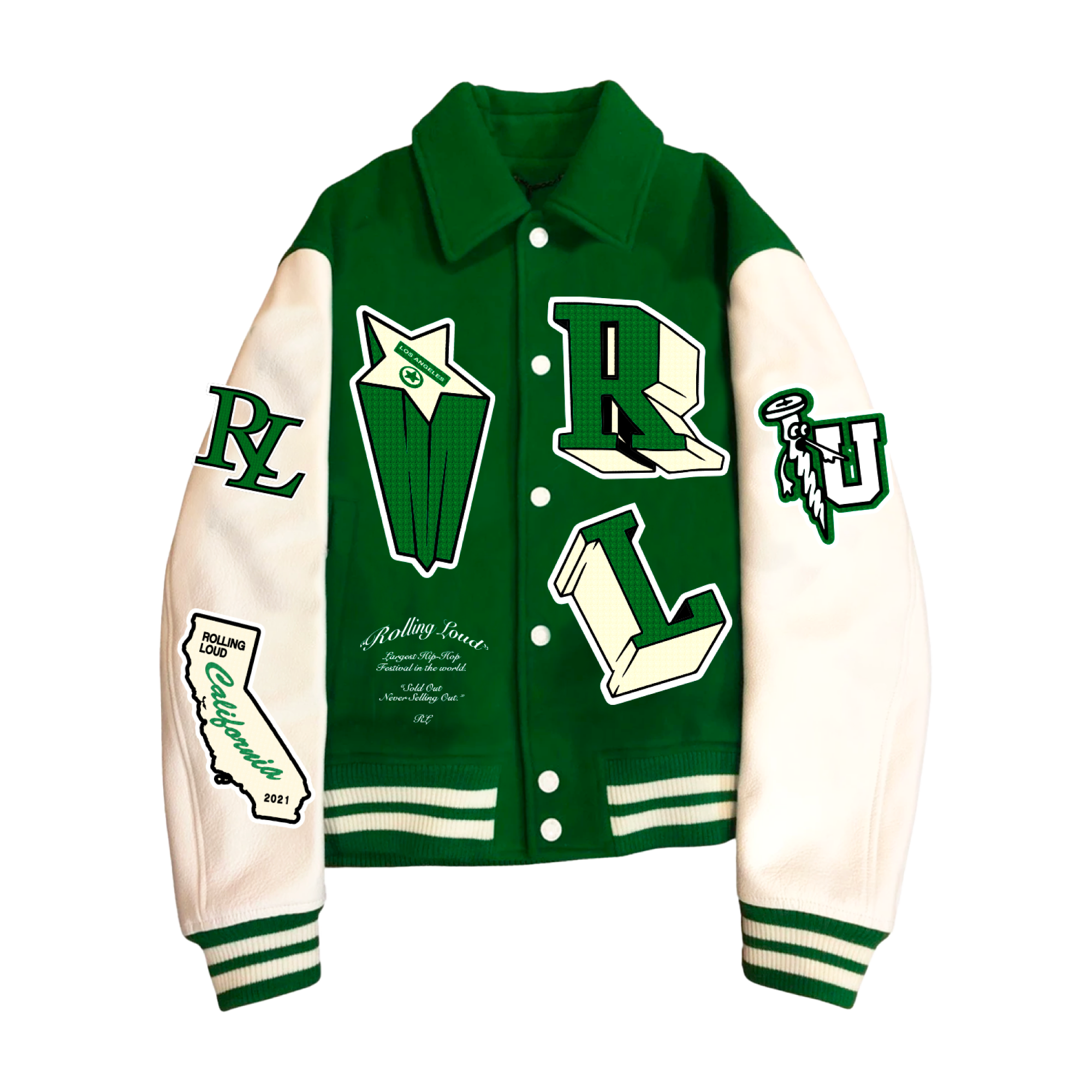 Hollywood Letterman Jacket CALI 2021
