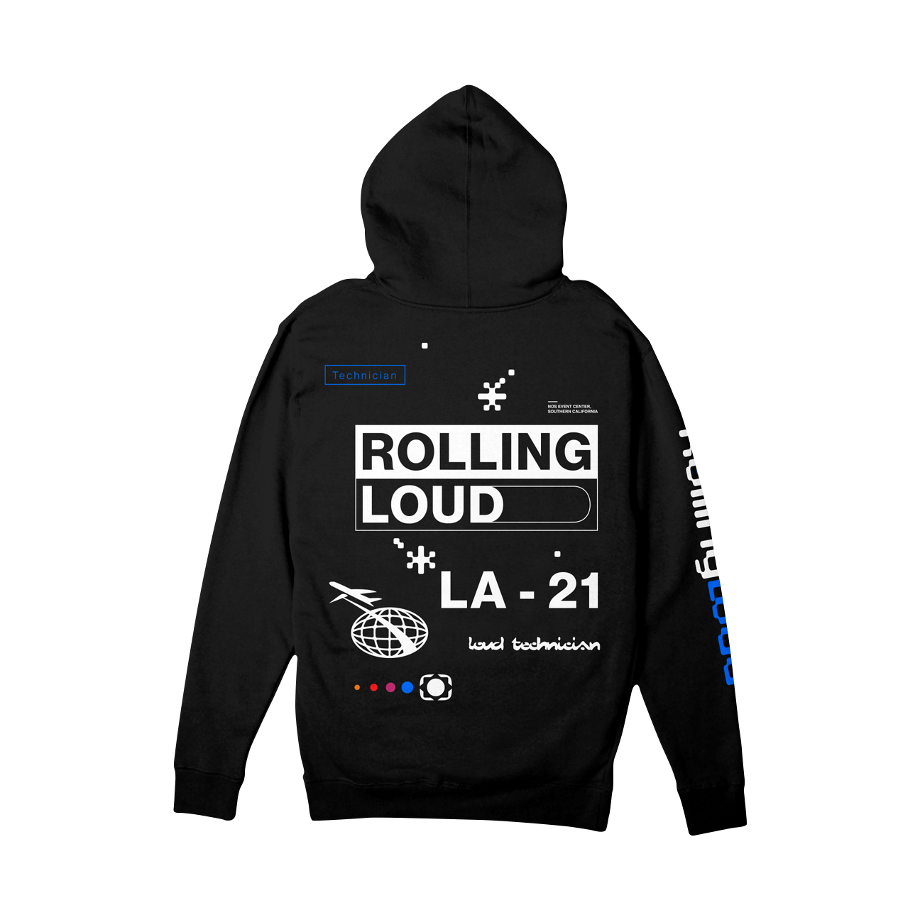 RLLA21 Hoodie Black LA 2021
