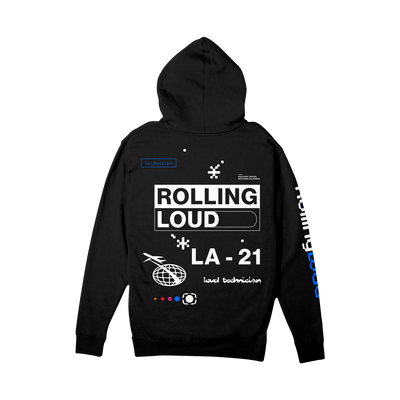 RLLA21 Hoodie Black LA 2021