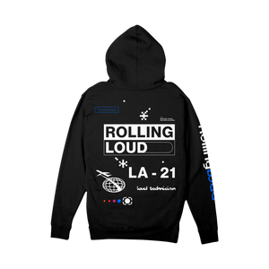 RLLA21 Hoodie Black LA 2021