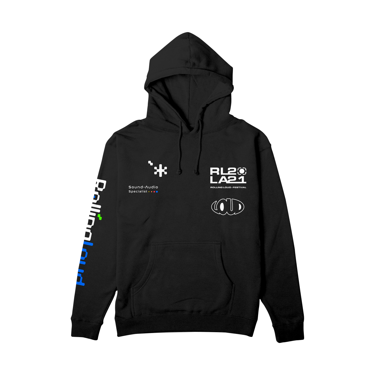 RLLA21 Hoodie Black LA 2021