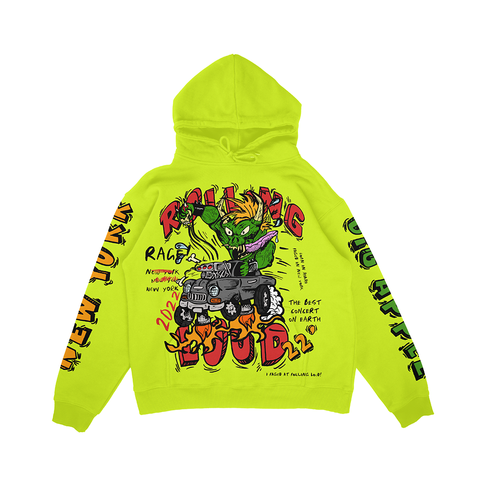 RL Loud Monster Hoodie Volt NYC 22