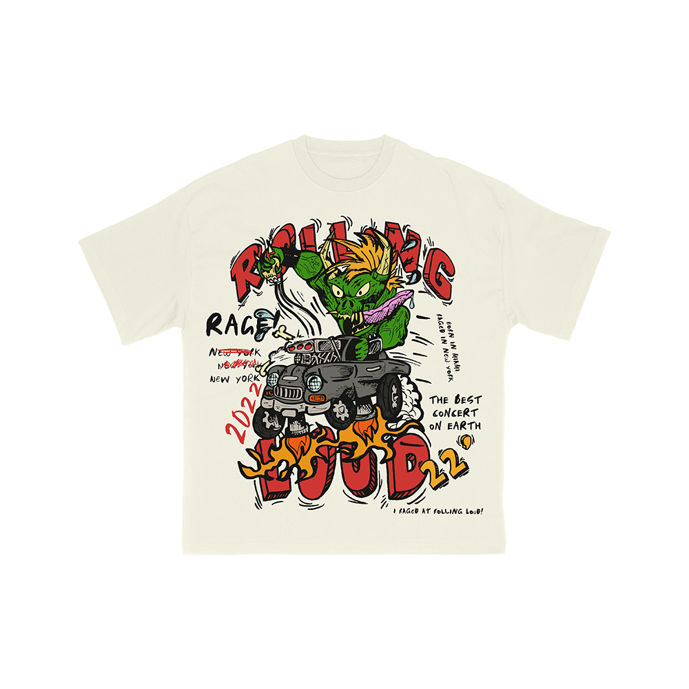 RL Loud Monster T Shirt Cream NYC 22