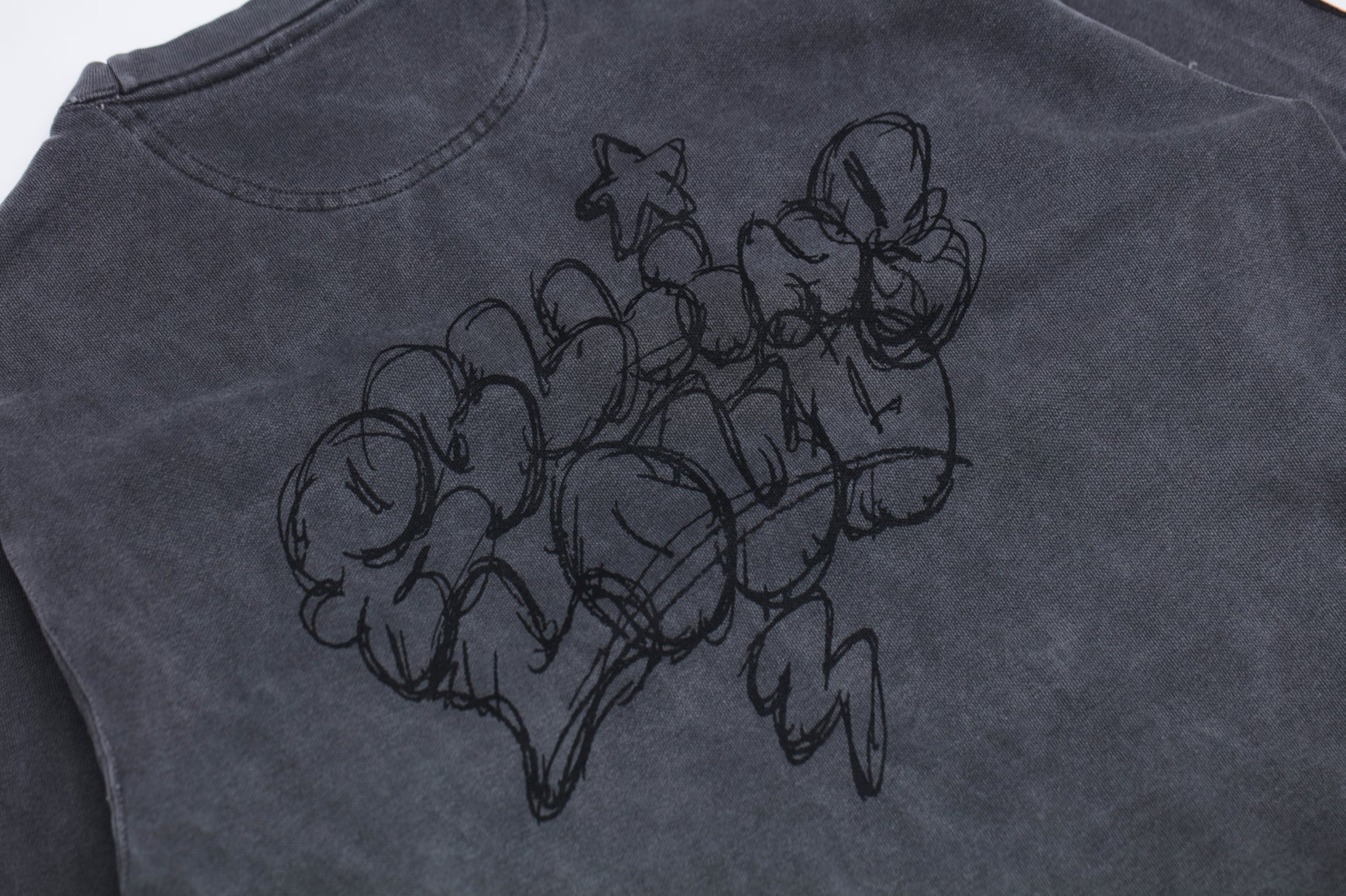 Sketch Vintage Black Crewneck