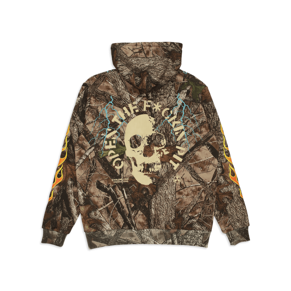 RL Open The Pit Green Hunter Camo Hoodie