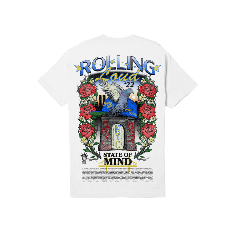 RL State Of Mind T Shirt White NYC 22