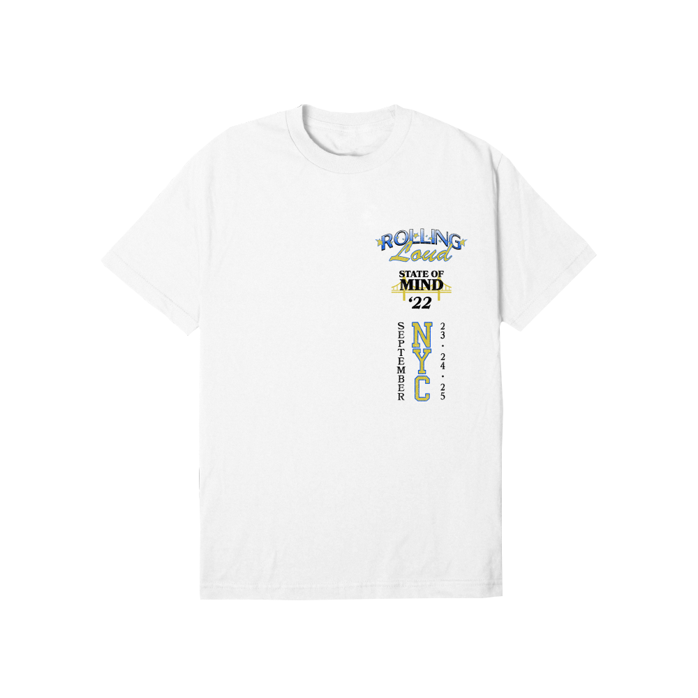 RL State Of Mind T Shirt White NYC 22