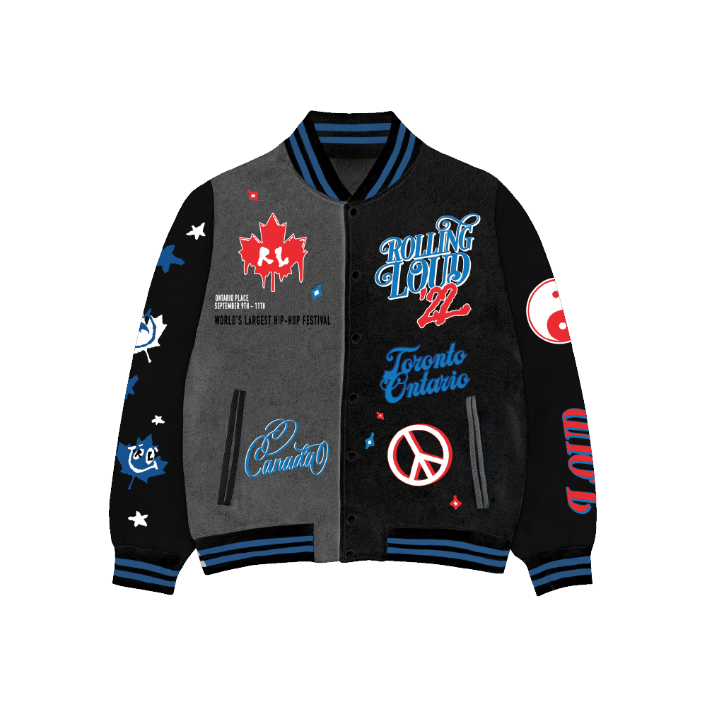 Rolling Loud Toronto 22' Letterman Jacket