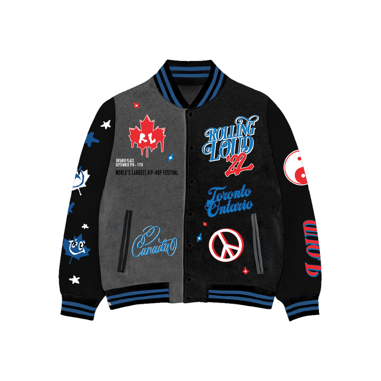 Rolling Loud Toronto 22' Letterman Jacket