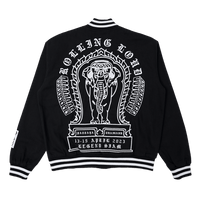 RL Thailand Fighter Black Nylon Bomber Jacket