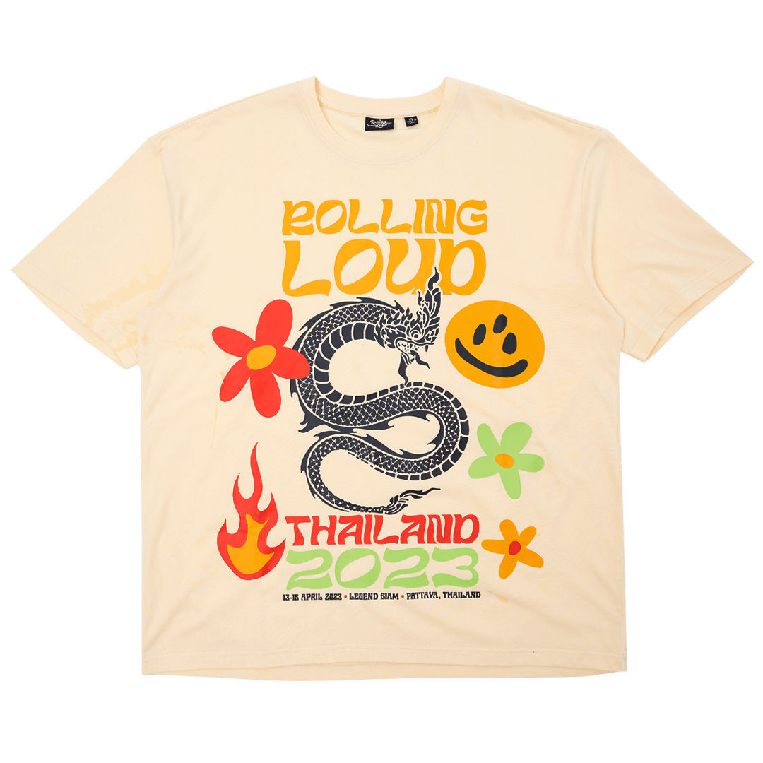 RL Thailand Scales Cream Tee