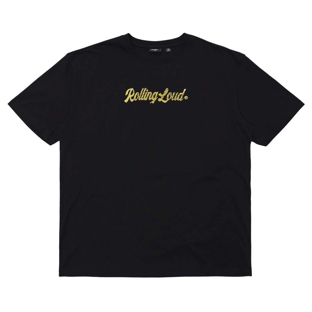 RL Thailand Script Logo Lineup Black Tee