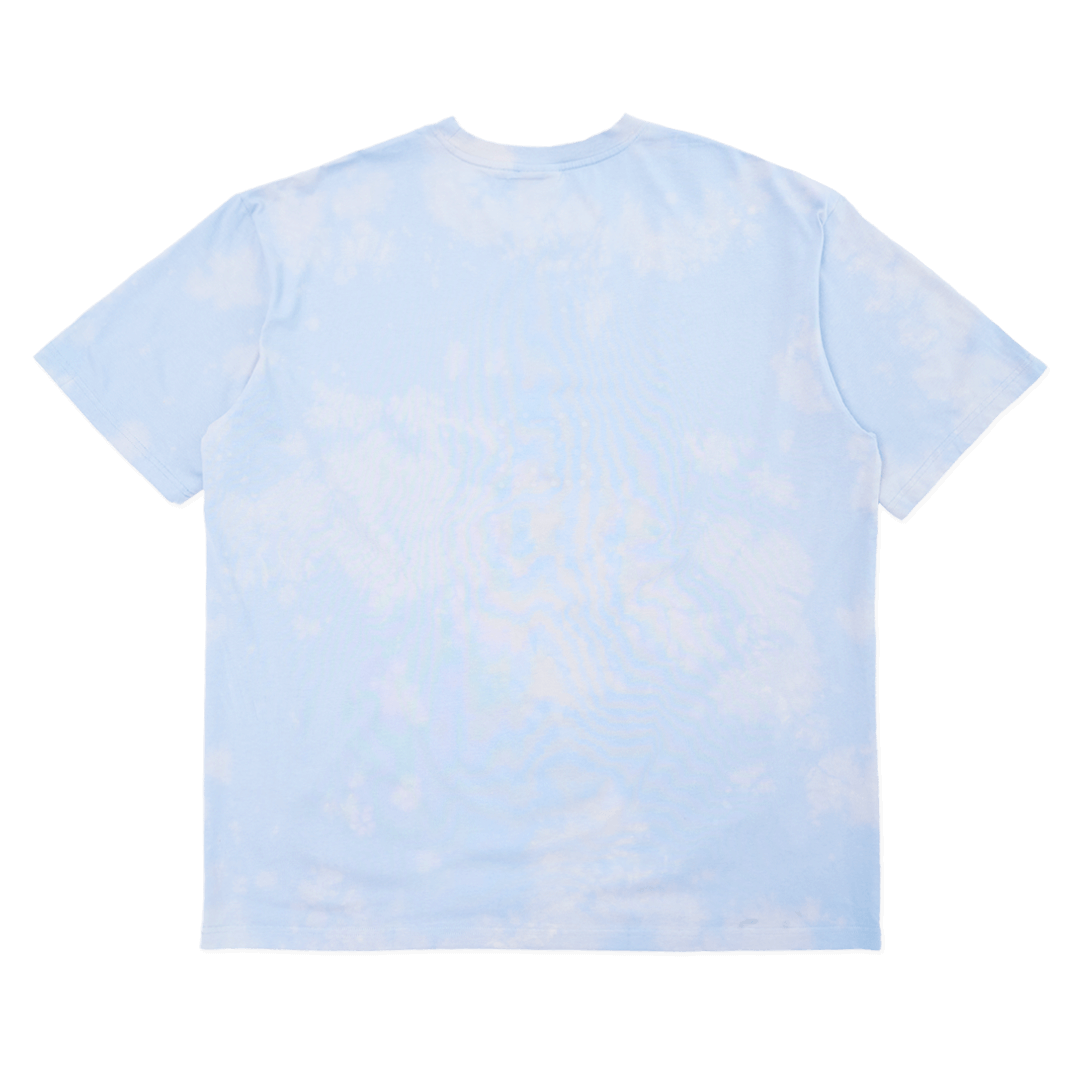 RL Thailand Shaded Palms Blue Tiedye Tee