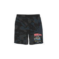 RL Thailand Tiger Style Black Tyedye Sweat Shorts